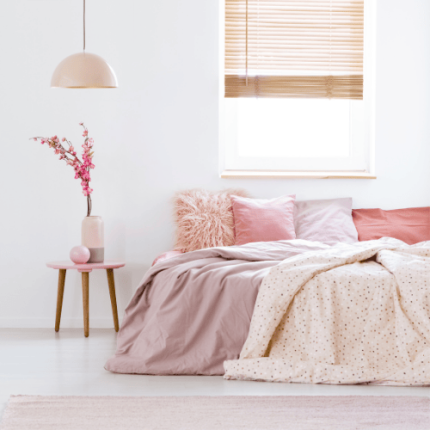 Diana Bed Set, 4 doors Wardrobe in Black and Gold